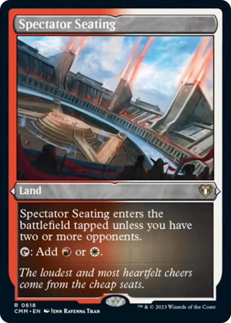Spectator Seating (Foil Etched) [Commander Masters] | Rook's Games and More