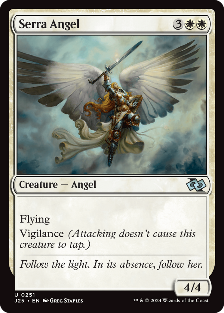 Serra Angel [Foundations Jumpstart] | Rook's Games and More