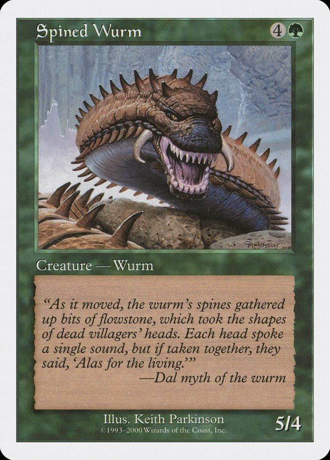 Spined Wurm [Media Promos] | Rook's Games and More