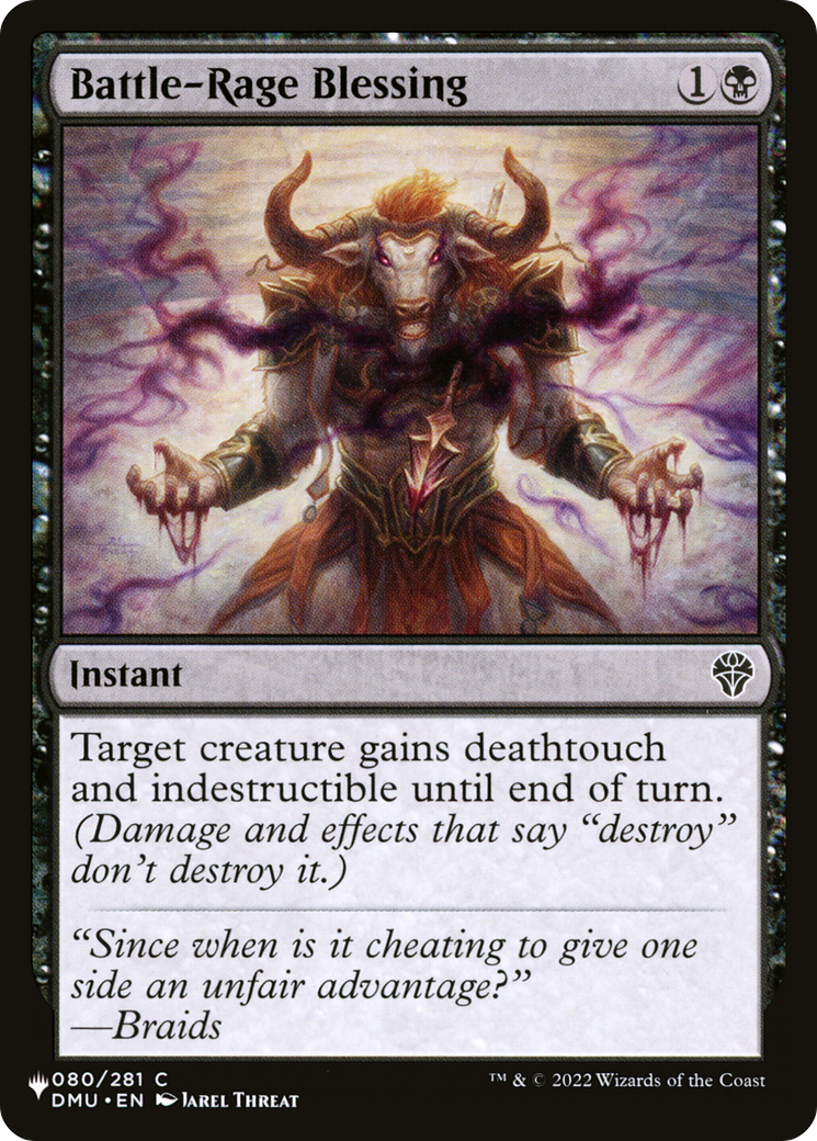 Battle-Rage Blessing [The List] | Rook's Games and More