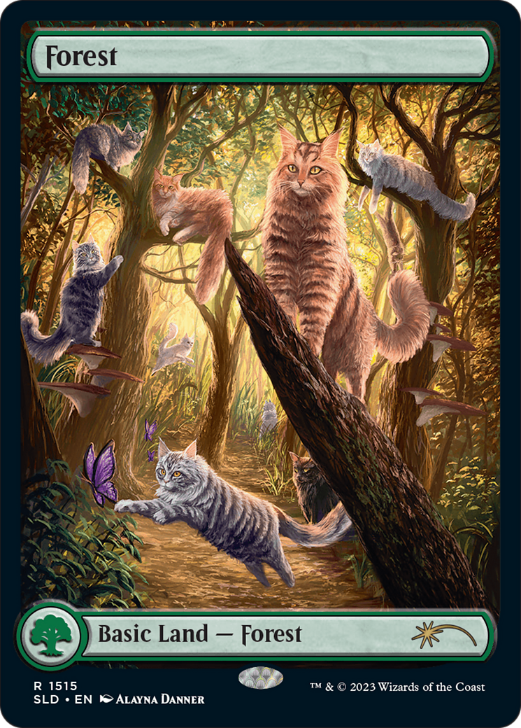 Forest (1515) [Secret Lair Commander Deck: Raining Cats and Dogs] | Rook's Games and More