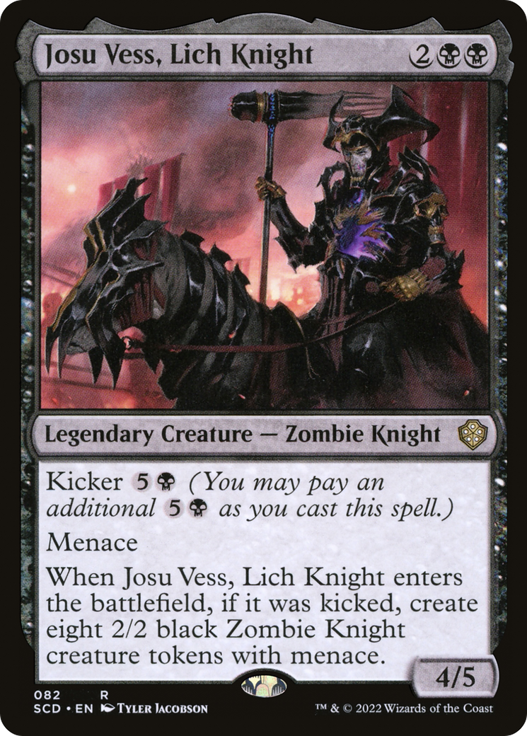 Josu Vess, Lich Knight [Starter Commander Decks] | Rook's Games and More