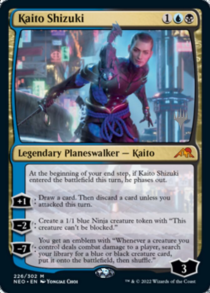 Kaito Shizuki (Promo Pack) [Kamigawa: Neon Dynasty Promos] | Rook's Games and More