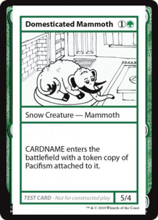 Domesticated Mammoth (2021 Edition) [Mystery Booster Playtest Cards] | Rook's Games and More