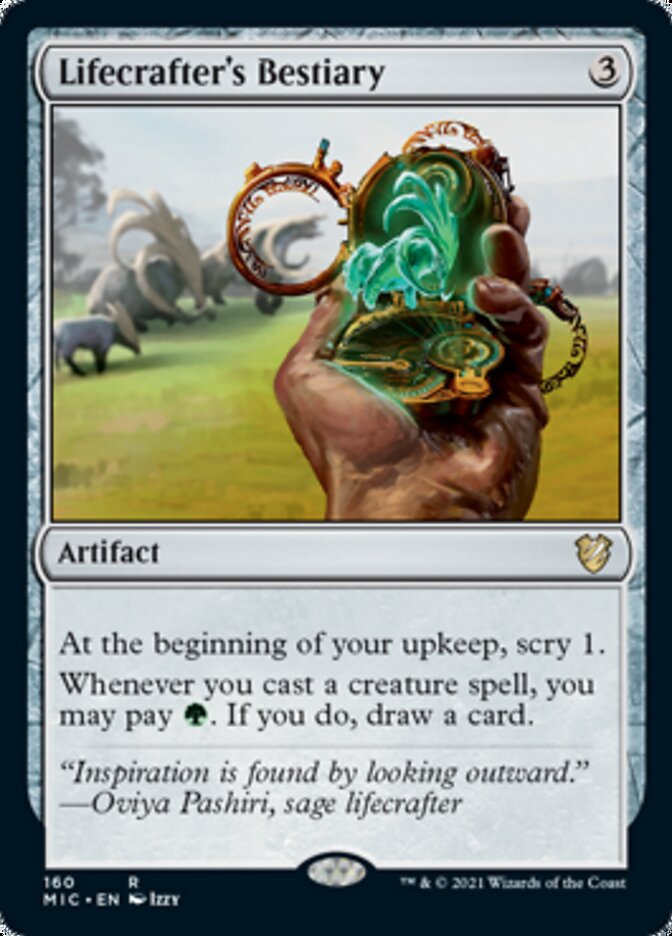 Lifecrafter's Bestiary [Innistrad: Midnight Hunt Commander] | Rook's Games and More