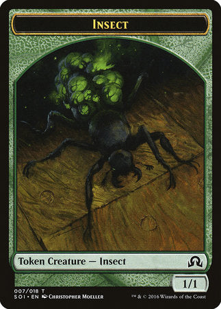 Insect Token [Shadows over Innistrad Tokens] | Rook's Games and More