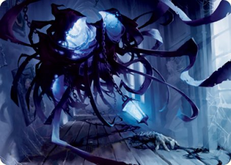 Spectral Adversary Art Card [Innistrad: Midnight Hunt Art Series] | Rook's Games and More