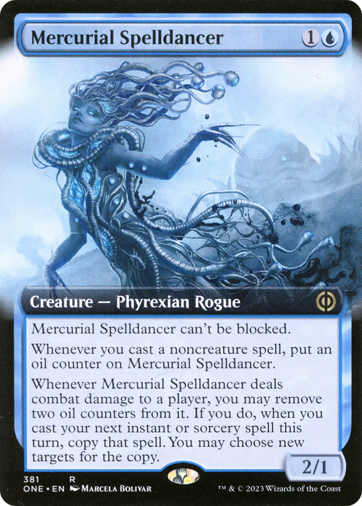Mercurial Spelldancer (Extended Art) [Phyrexia: All Will Be One] | Rook's Games and More