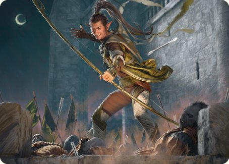 Legolas, Counter of Kills Art Card [The Lord of the Rings: Tales of Middle-earth Art Series] | Rook's Games and More
