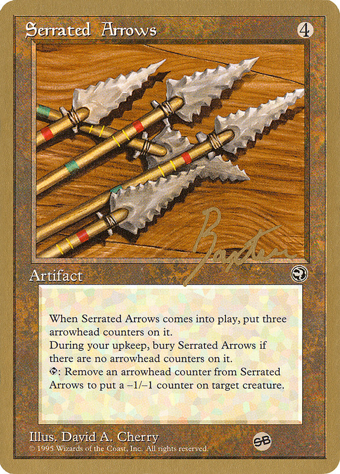 Serrated Arrows (George Baxter) (SB) [Pro Tour Collector Set] | Rook's Games and More