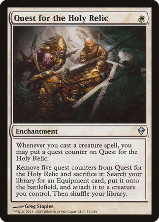 Quest for the Holy Relic [Zendikar] | Rook's Games and More