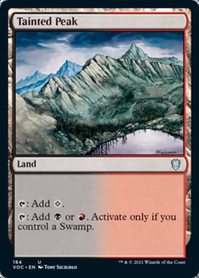 Tainted Peak [Innistrad: Crimson Vow Commander] | Rook's Games and More