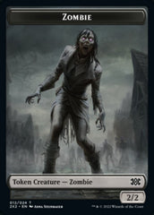Zombie // Soldier Double-sided Token [Double Masters 2022 Tokens] | Rook's Games and More