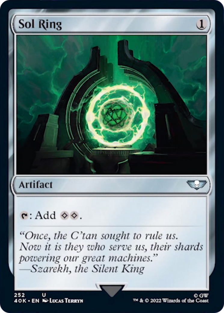 Sol Ring (252) [Universes Beyond: Warhammer 40,000] | Rook's Games and More