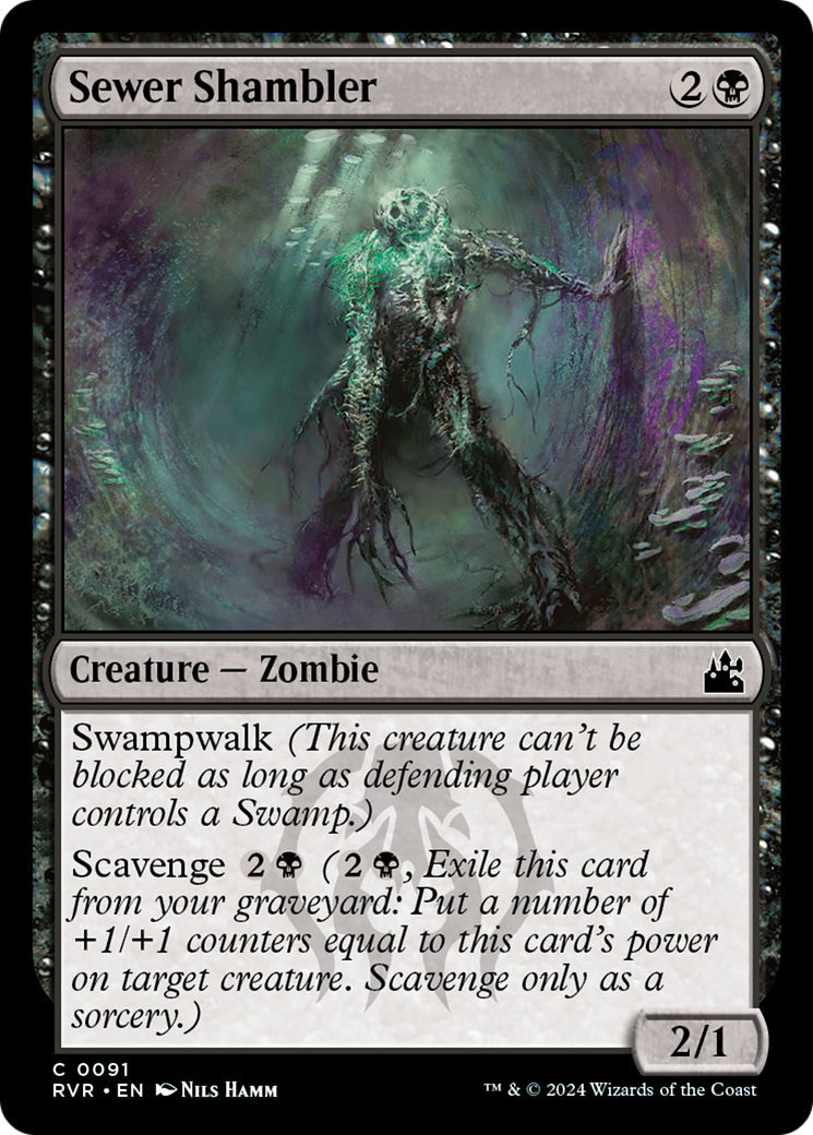 Sewer Shambler [Ravnica Remastered] | Rook's Games and More