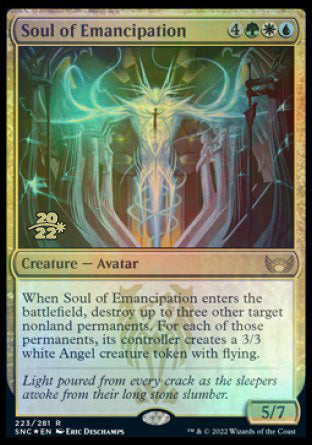 Soul of Emancipation [Streets of New Capenna Prerelease Promos] | Rook's Games and More