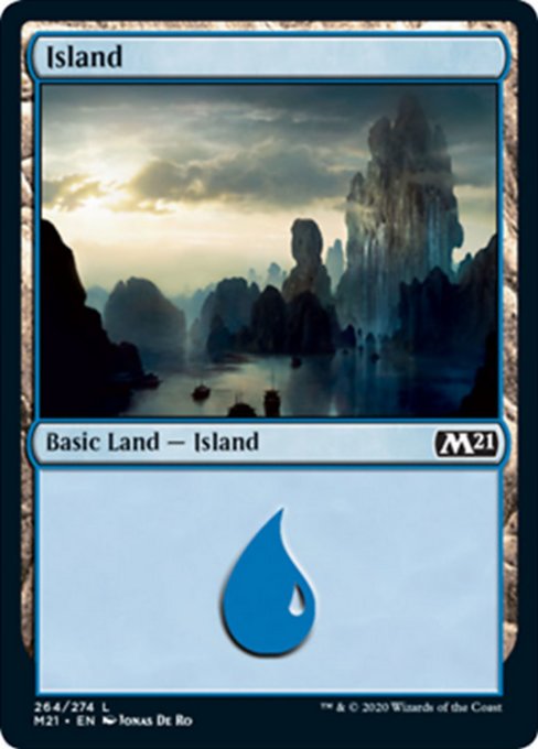 Island (264) [Core Set 2021] | Rook's Games and More