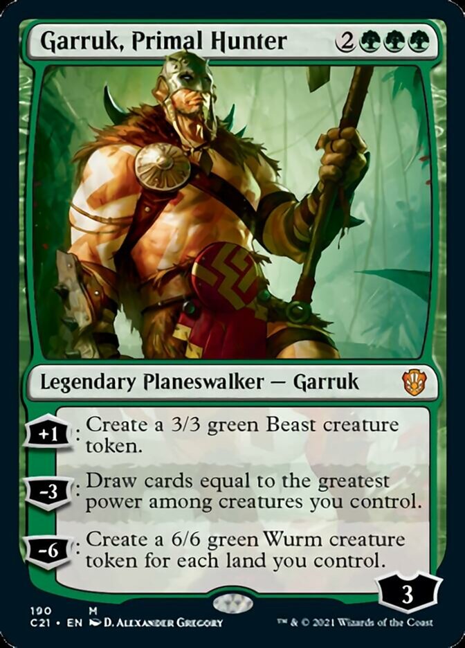 Garruk, Primal Hunter [Commander 2021] | Rook's Games and More