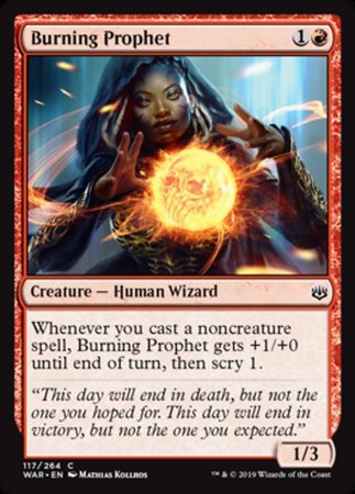 Burning Prophet [War of the Spark] | Rook's Games and More