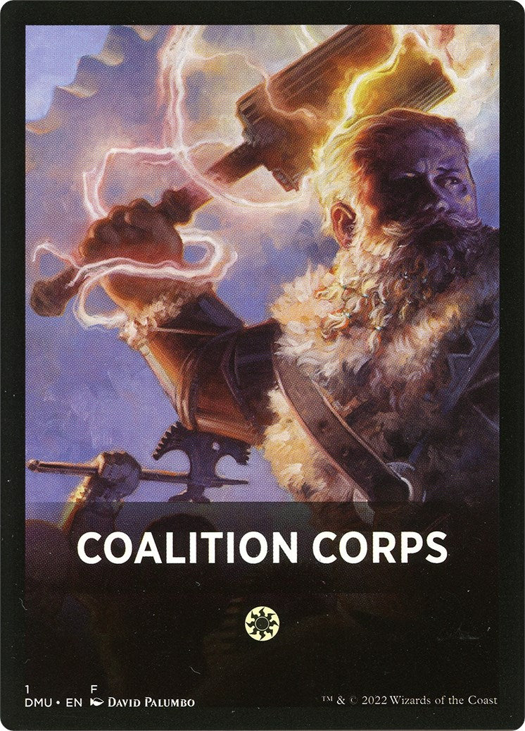 Coalition Corps Theme Card [Dominaria United Tokens] | Rook's Games and More