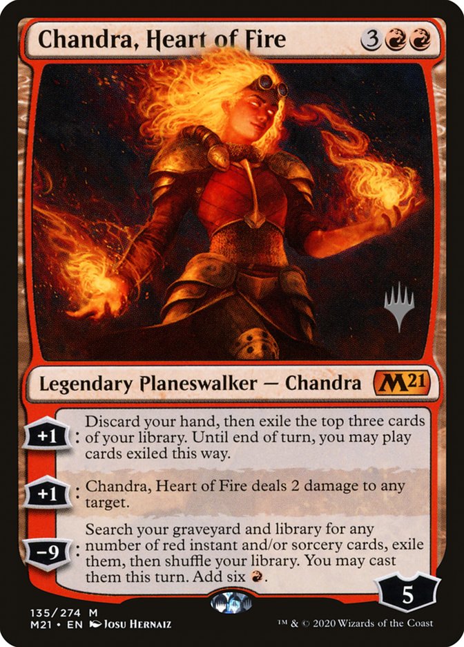 Chandra, Heart of Fire (Promo Pack) [Core Set 2021 Promos] | Rook's Games and More