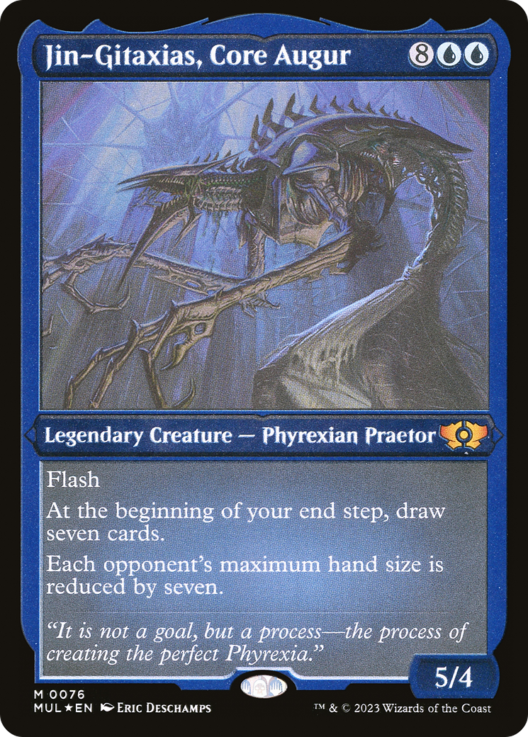 Jin-Gitaxias, Core Augur (Foil Etched) [Multiverse Legends] | Rook's Games and More
