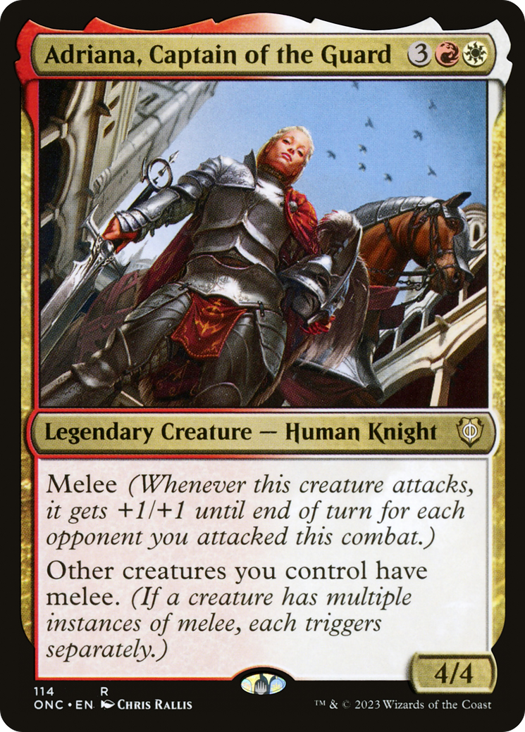 Adriana, Captain of the Guard [Phyrexia: All Will Be One Commander] | Rook's Games and More