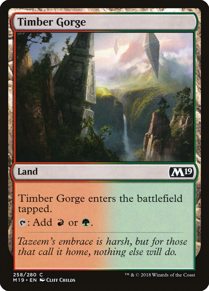 Timber Gorge [Core Set 2019] | Rook's Games and More