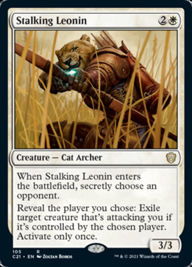 Stalking Leonin [Commander 2021] | Rook's Games and More