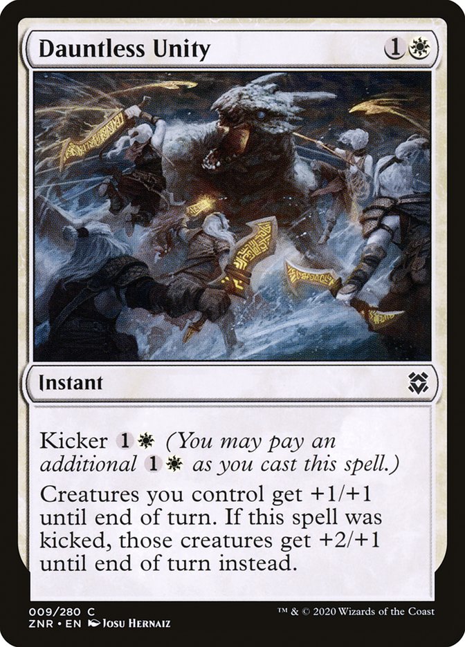 Dauntless Unity [Zendikar Rising] | Rook's Games and More