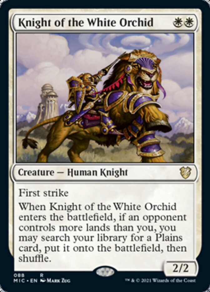 Knight of the White Orchid [Innistrad: Midnight Hunt Commander] | Rook's Games and More