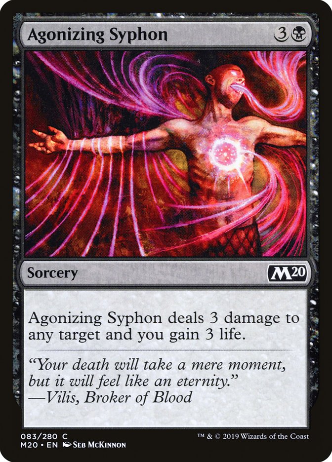 Agonizing Syphon [Core Set 2020] | Rook's Games and More