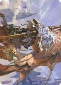 Sea Gate Banneret Art Card [Zendikar Rising Art Series] | Rook's Games and More