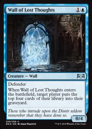 Wall of Lost Thoughts [Ravnica Allegiance] | Rook's Games and More