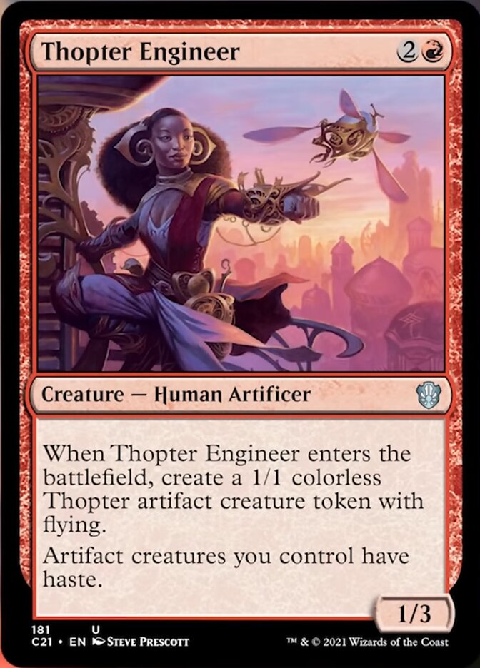 Thopter Engineer [Commander 2021] | Rook's Games and More