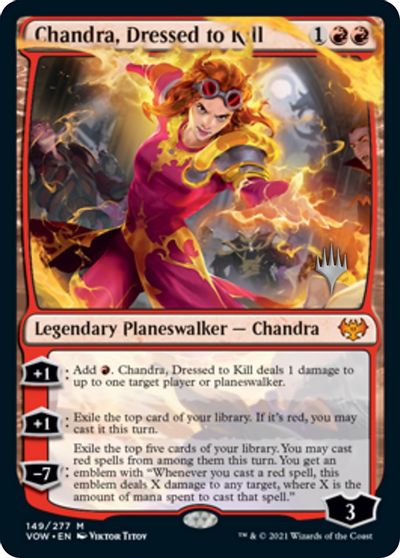 Chandra, Dressed to Kill (Promo Pack) [Innistrad: Crimson Vow Promos] | Rook's Games and More