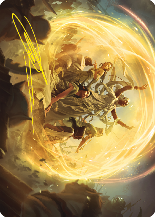 Heroic Intervention Art Card (Gold-Stamped Signature) [The Lord of the Rings: Tales of Middle-earth Art Series] | Rook's Games and More