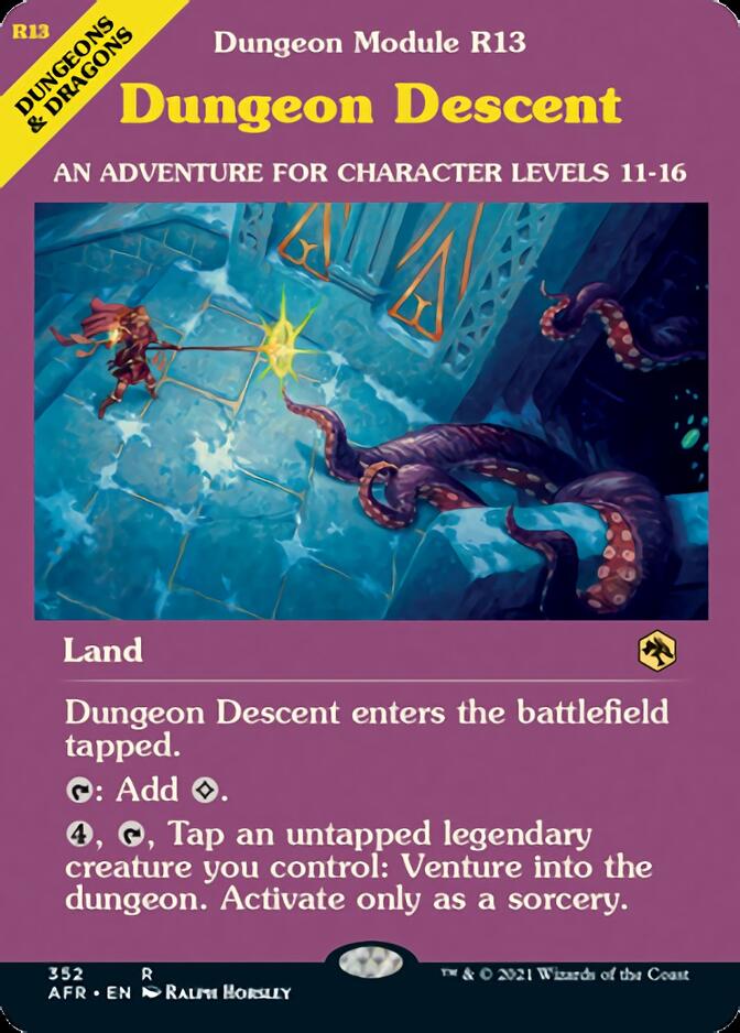 Dungeon Descent (Dungeon Module) [Dungeons & Dragons: Adventures in the Forgotten Realms] | Rook's Games and More