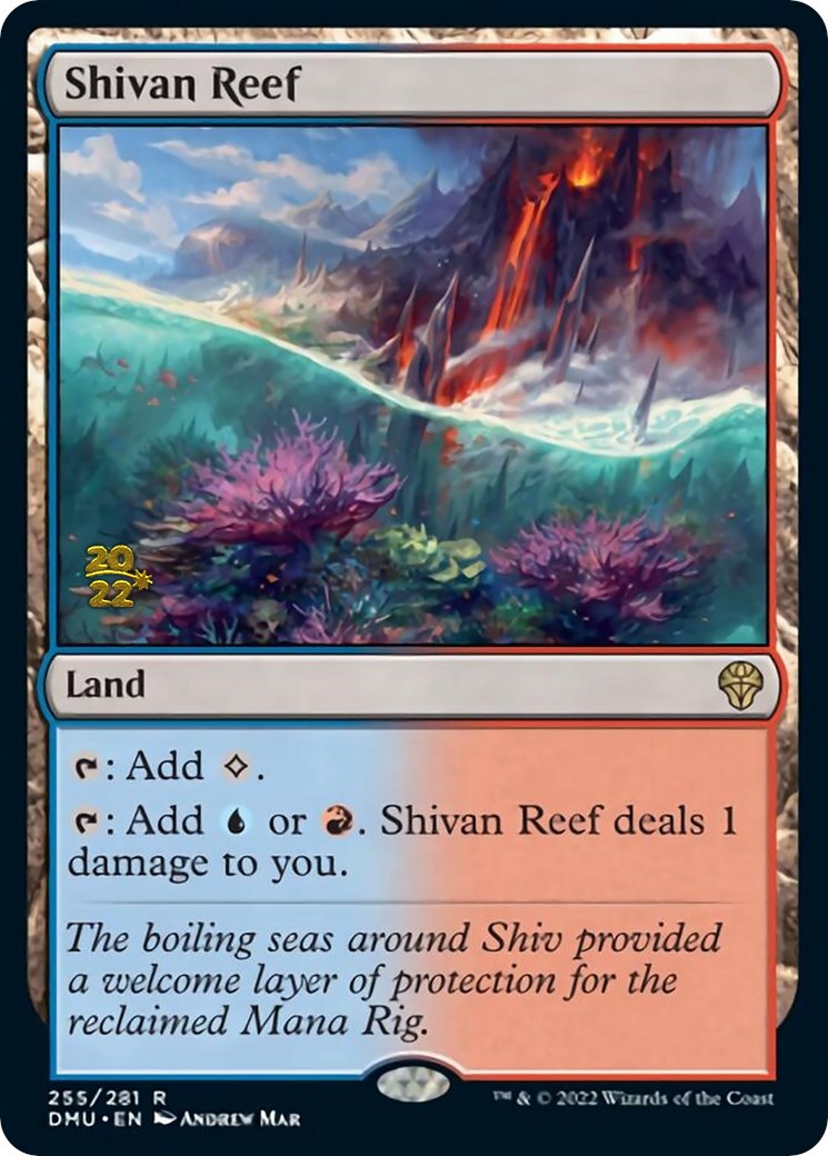 Shivan Reef [Dominaria United Prerelease Promos] | Rook's Games and More