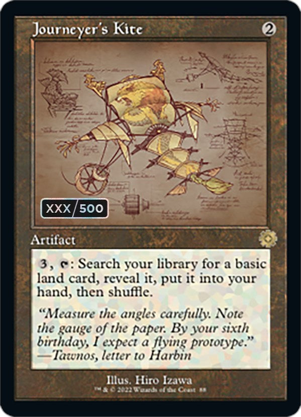 Journeyer's Kite (Retro Schematic) (Serial Numbered) [The Brothers' War Retro Artifacts] | Rook's Games and More