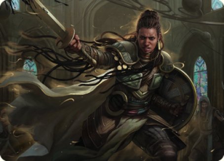 Shanna, Purifying Blade Art Card 1 [Dominaria United Art Series] | Rook's Games and More