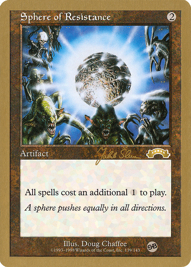 Sphere of Resistance (Jakub Slemr) (SB) [World Championship Decks 1999] | Rook's Games and More