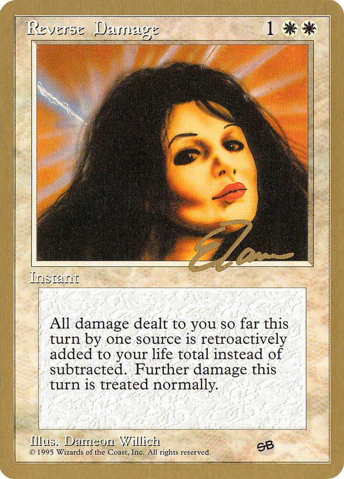 Reverse Damage (Eric Tam) (SB) [Pro Tour Collector Set] | Rook's Games and More