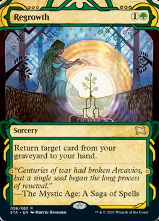Regrowth (Etched Foil) [Strixhaven Mystical Archive] | Rook's Games and More