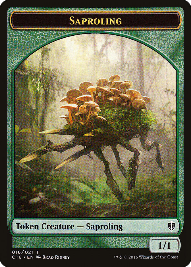 Saproling (016/021) [Commander 2016 Tokens] | Rook's Games and More