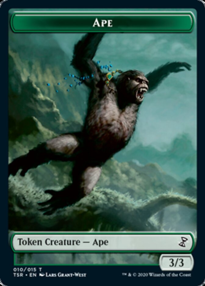 Ape Token [Time Spiral Remastered Tokens] | Rook's Games and More