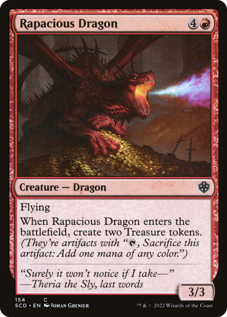 Rapacious Dragon [Starter Commander Decks] | Rook's Games and More