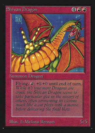 Shivan Dragon (CE) [Collectors’ Edition] | Rook's Games and More