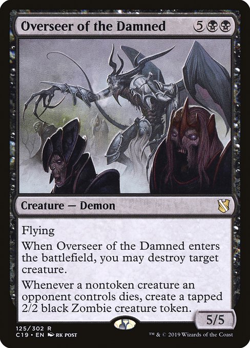 Overseer of the Damned [Commander 2019] | Rook's Games and More