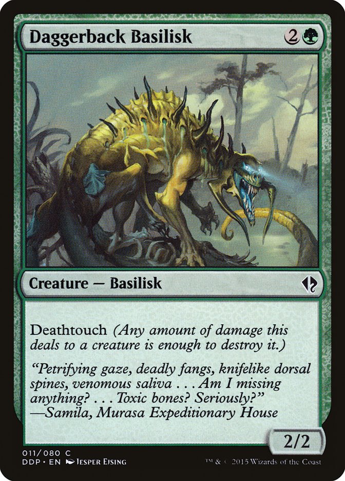 Daggerback Basilisk [Duel Decks: Zendikar vs. Eldrazi] | Rook's Games and More